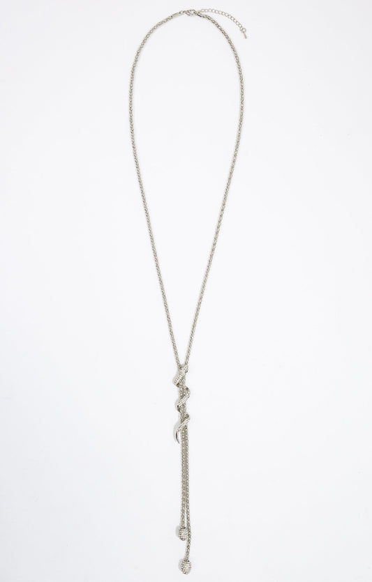 Sautoir serpent à strass