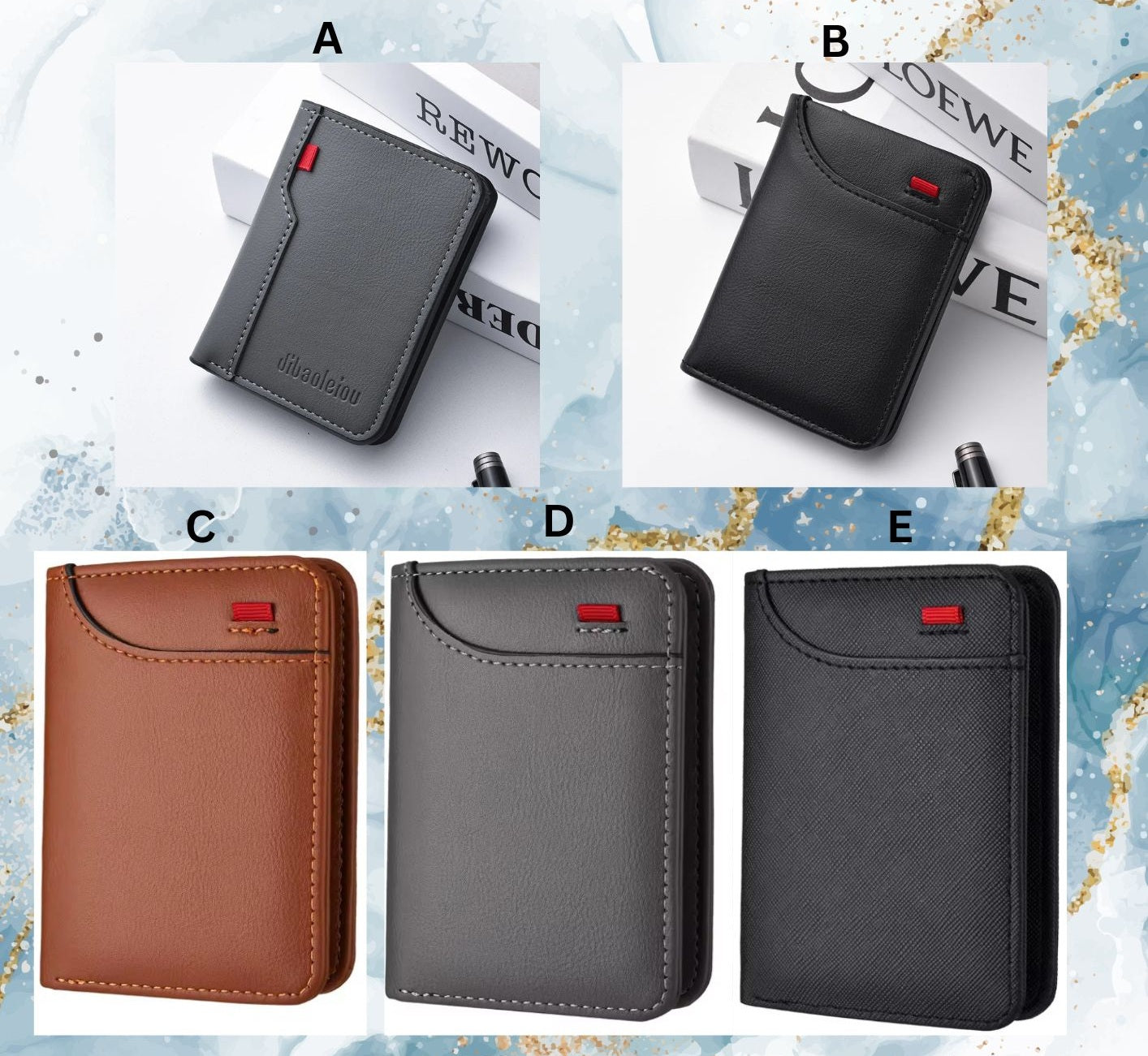 Portefeuille Vertical multi-cartes. un porte-cartes offert
