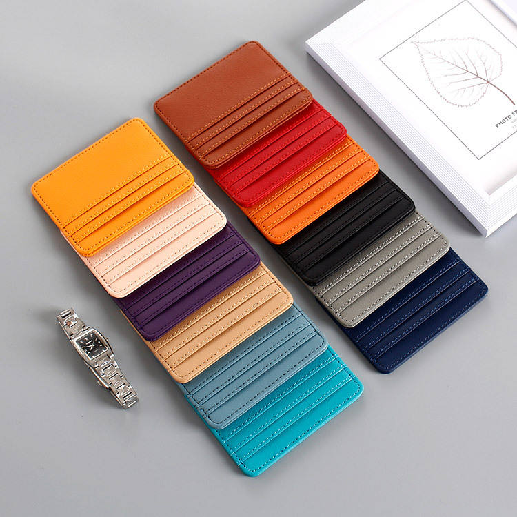 Portefeuille Vertical multi-cartes. un porte-cartes offert